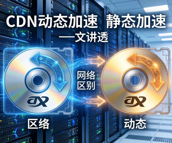 CDN动态加速与静态加速区别一文讲透