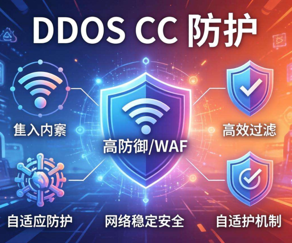 DDoS与CC防护一体化方案：高防WAF混合打造安全防线