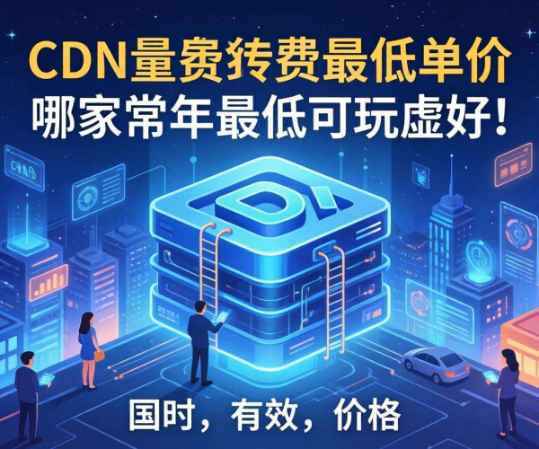 国内CDN按量计费哪家常年单价最低且无虚招？