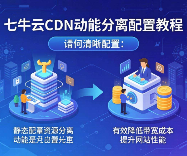 七牛云CDN教程：动静分离配置方法步骤图文详解