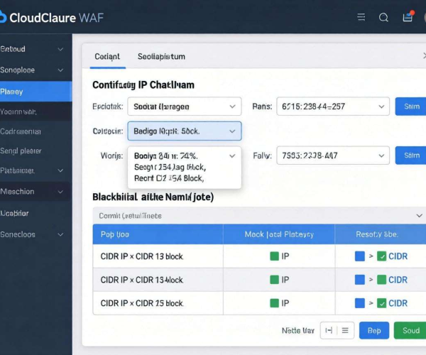 CDN IP白名单黑名单配置方法步骤：以Cloudflare WAF为例