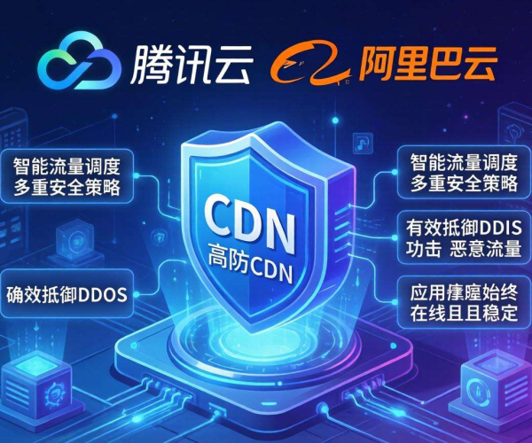 CC防护优选！腾讯云与阿里云高防CDN推荐