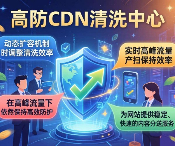 香港高防CDN的清洗中心是否支持按清洗效率动态扩容