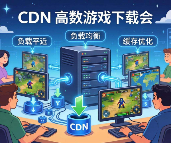 游戏下载CDN高并发方案：保障流畅下载，应对海量请求挑战