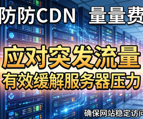 高防CDN按量计费，轻松应对突发流量挑战，成本更可控