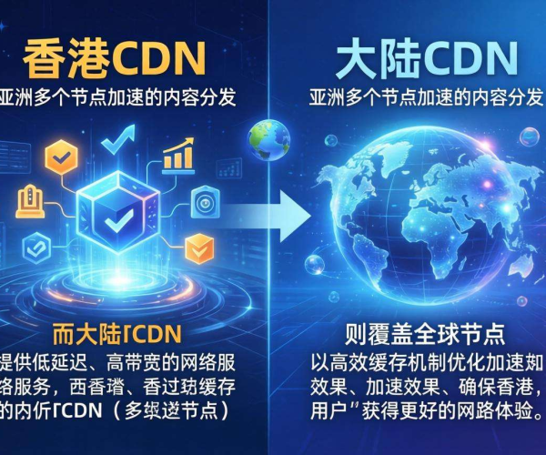 香港CDN与大陆CDN大不同，这些差异你了解吗？