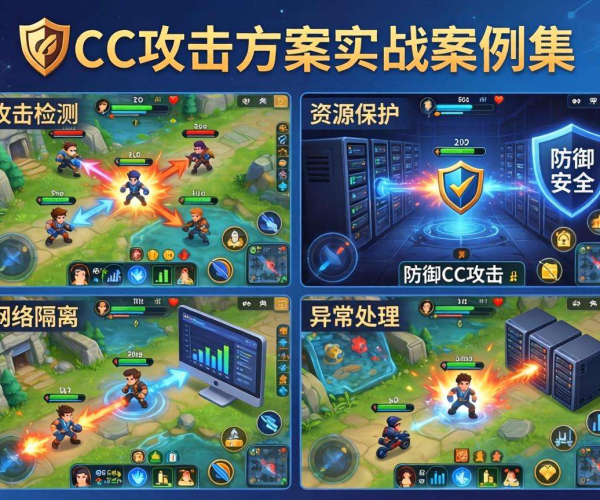 游戏防CC攻击方案实战案例合集免费下载，助力游戏安全防护