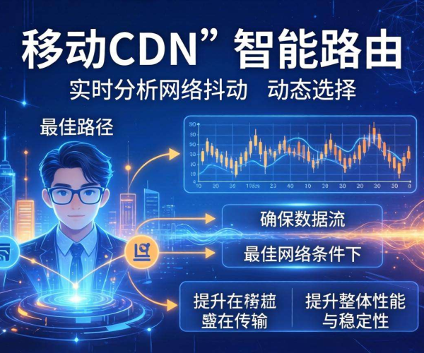 移动屏蔽CDN下智能路由能否按实时抖动选路？