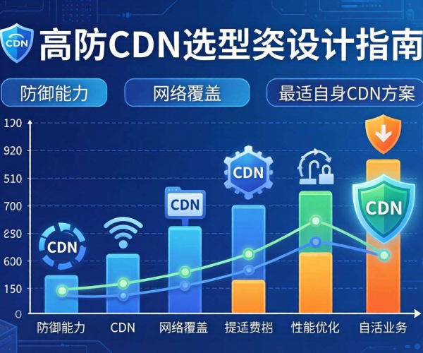 高防CDN选型指南：如何实现业务匹配与安全防护最佳组合