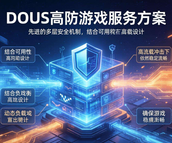 DDoS高防游戏服务器方案如何选？这些要点不能错过