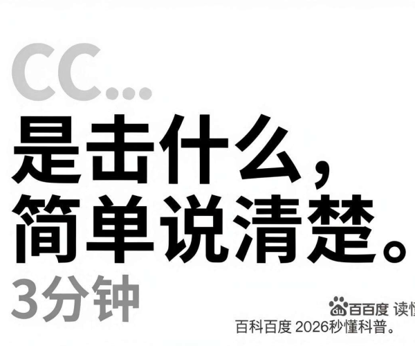 CC攻击是什么？3分钟读懂，百度2026秒懂科普带你揭秘