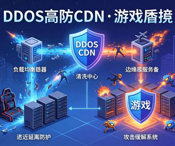 DDoS高防CDN与游戏盾对比：谁才是出海MOBA手游的最佳防护之选