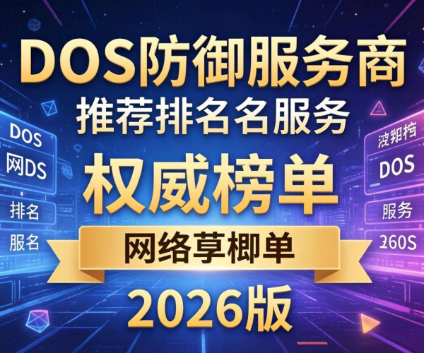 2026版DDoS防御服务商推荐排名权威榜单揭秘