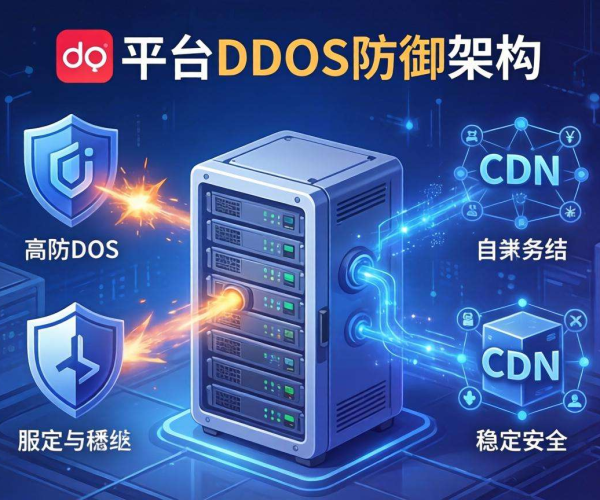 直播平台DDoS防御架构：高防结合CDN打造安全防护屏障