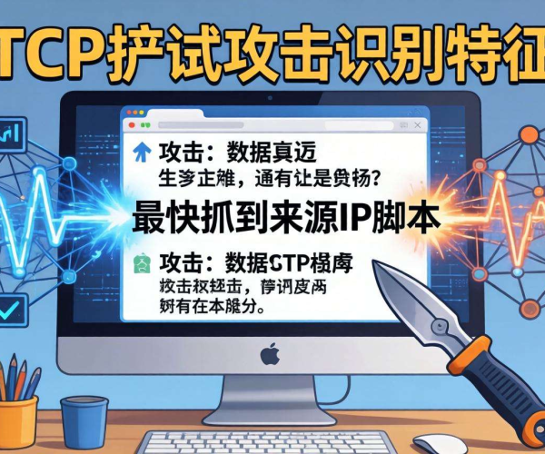 快速抓取TCP Flood攻击来源IP：识别特征及对应命令脚本