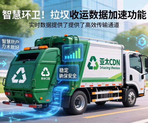 亚太CDN在智慧环卫中的垃圾收运数据加速