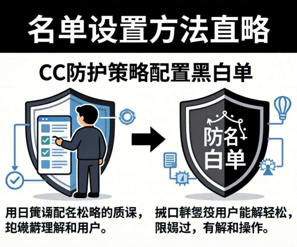 CC防护策略黑白名单设置方法全解析