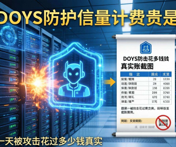 DDoS防护按量计费贵吗？一天被攻击花费金额真实账单截图曝光