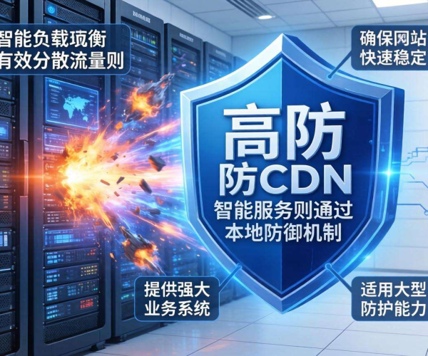 高防CDN与高防服务器对比：哪个才是更划算的网络防护之选？
