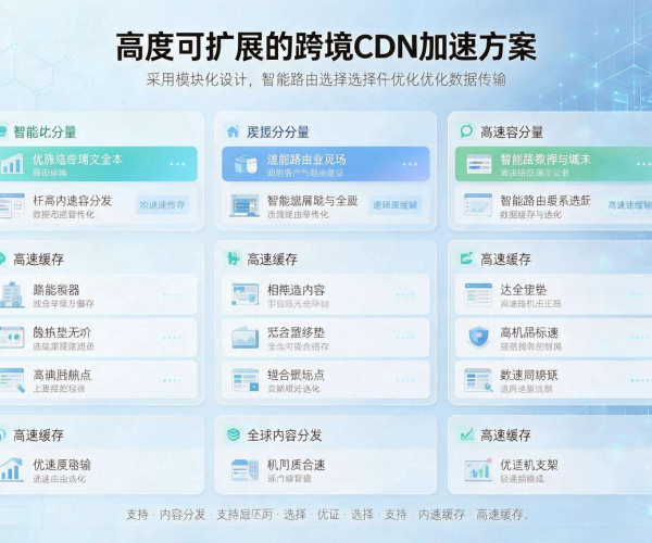 跨境CDN加速方案：优化网络传输，提升跨境业务效率