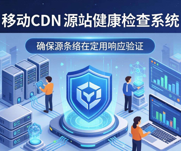移动屏蔽CDN的源站健康检查是否支持自定义响应验证