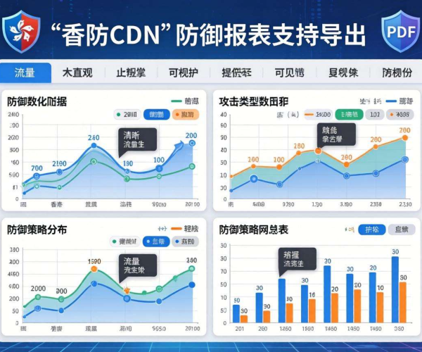 香港高防CDN防御报表能否导出PDF？相关情况大揭秘