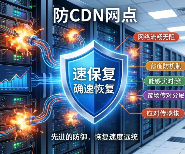 高防CDN与高防服务器对比：谁在故障后恢复速度更胜一筹？