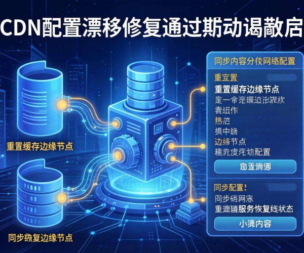 域名移动屏蔽后CDN配置漂移修复策略与操作方法