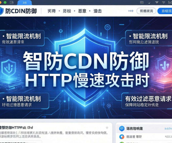高防CDN防御HTTP慢速攻击：究竟是否支持慢速请求限流？