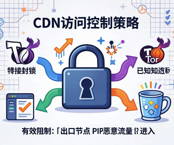 CDN访问控制能否封禁已知的Tor出口节点IP段？