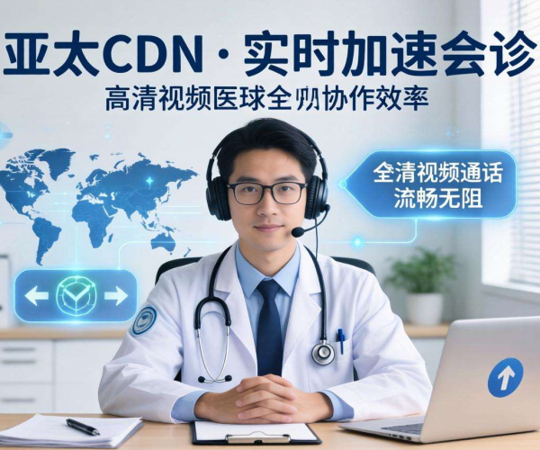亚太CDN助力远程医疗实时会诊，实现高效加速无阻碍