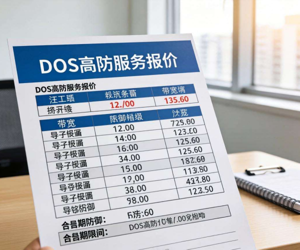 DDoS高防月报价下载，获取精准价格信息