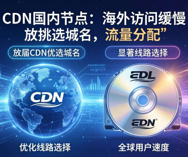 解决CDN国内节点海外访问慢问题，优选域名2026方案来袭