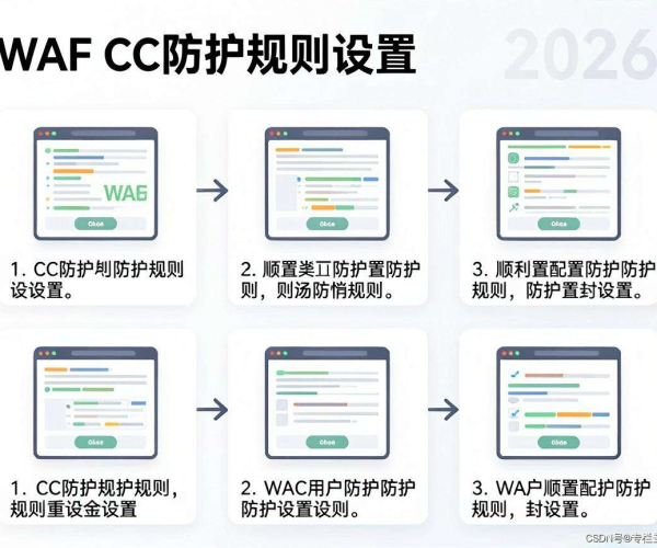 WAF CC防护规则设置截图教程分步走CSDN专栏2026图文并茂
