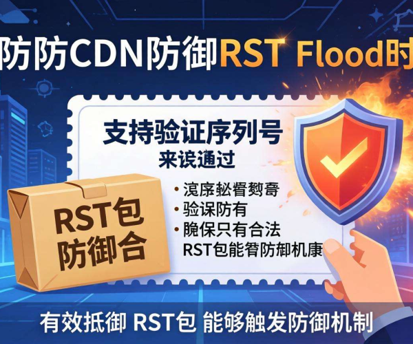 高防CDN防御RST Flood：是否支持RST序列号验证探究