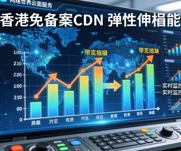 香港免备案CDN的带宽是否支持按需弹性伸缩监控