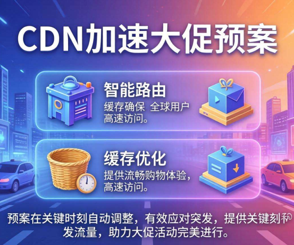 电商CDN加速大促预案：保障流量高峰下的稳定购物体验