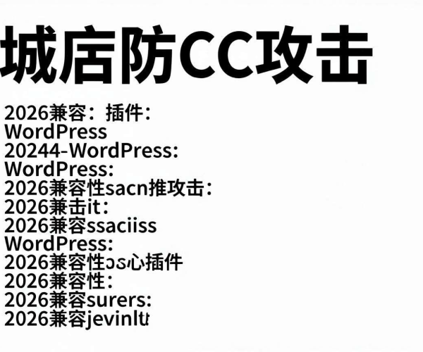 2026兼容的WordPress网站防CC攻击推荐插件良心推荐列表