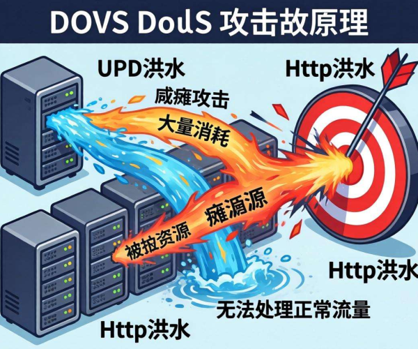 DDoS攻击原理大揭秘：图解各类攻击类型