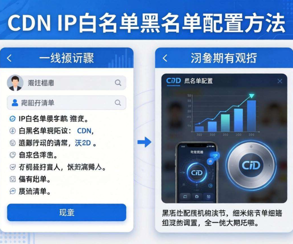 CDN IP白名单与黑名单配置方法及详细步骤解析