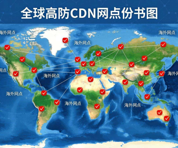 高防CDN海外节点分布：助力业务抵御攻击，拓展全球网络版图