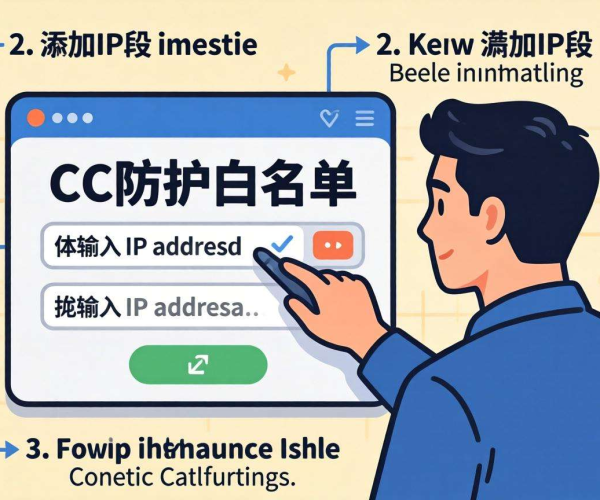CC防护白名单配置：添加IP段步骤及图文详解