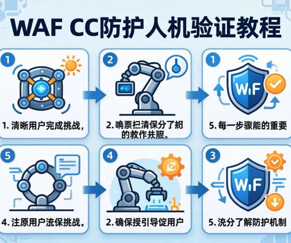 WAF CC防护人机验证教程：保障网站安全，抵御恶意攻击