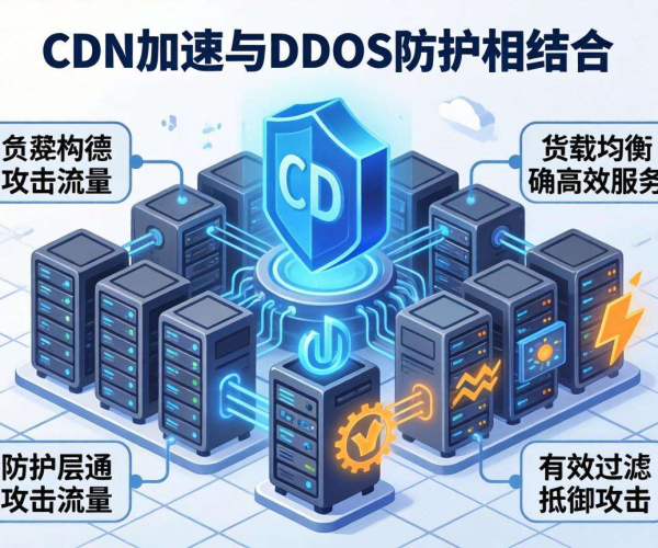 CDN加速结合防DDoS攻击，构建高效高防架构配置方案