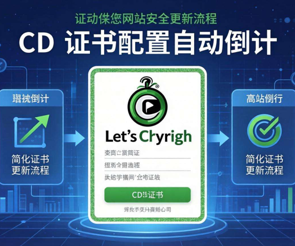 CDN证书配置:Let's Encrypt自动签发与管理全攻略