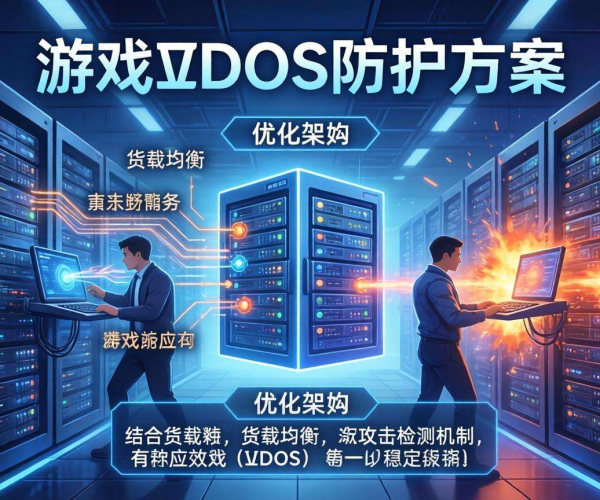 游戏DDoS防护方案：保障游戏稳定运行，抵御恶意攻击