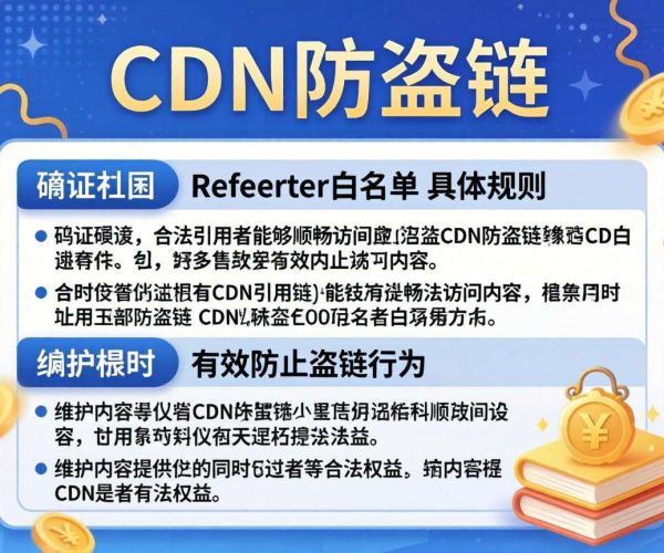 CDN防盗链Referer白名单具体规则解析与应用要点