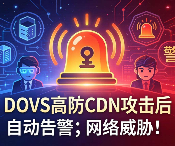 DDoS高防CDN：攻击触发自动告警，保障网站安全无虞