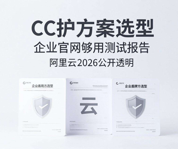阿里云2026公开透明CC防护方案选型,企业官网够用吗测试报告