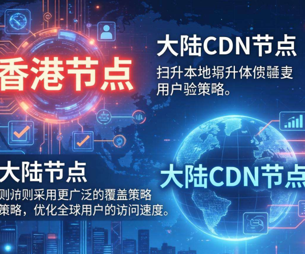 香港CDN与大陆CDN节点策略大不同，差异在哪？